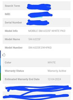 Samsung a32 6+6/128gb  waranty ends in this april for sale or exchang