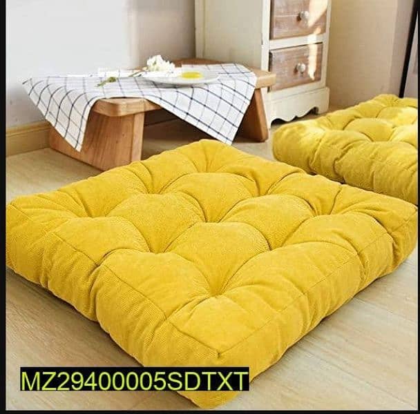 2 PCs velvet floor cushions Delivery Available 12