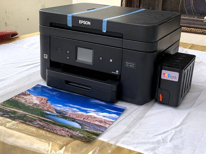 Epson WF 2860 Color/Bw Printer all in one Wireless 1