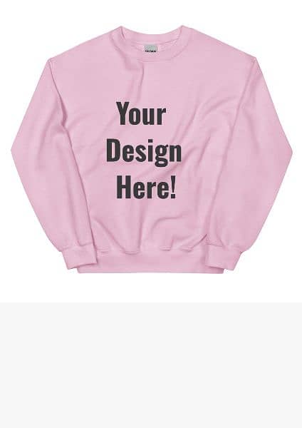 Unisex sweatshirt with your custom design all size available 1