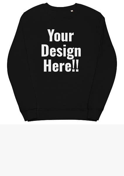 Unisex sweatshirt with your custom design all size available 4