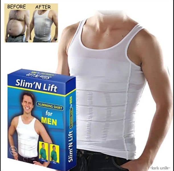 Best Slim N Lift Vest Body Shaper for Men's _ - Gym & Fitness - 1082043493