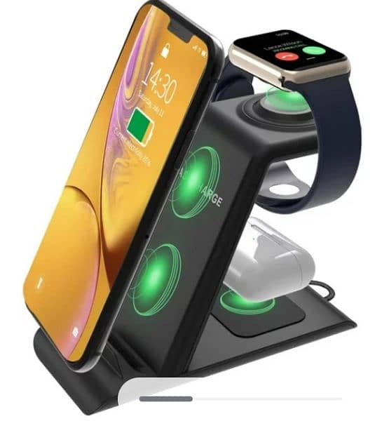 3 in 1 Wireless Charging Station Android & ios 0