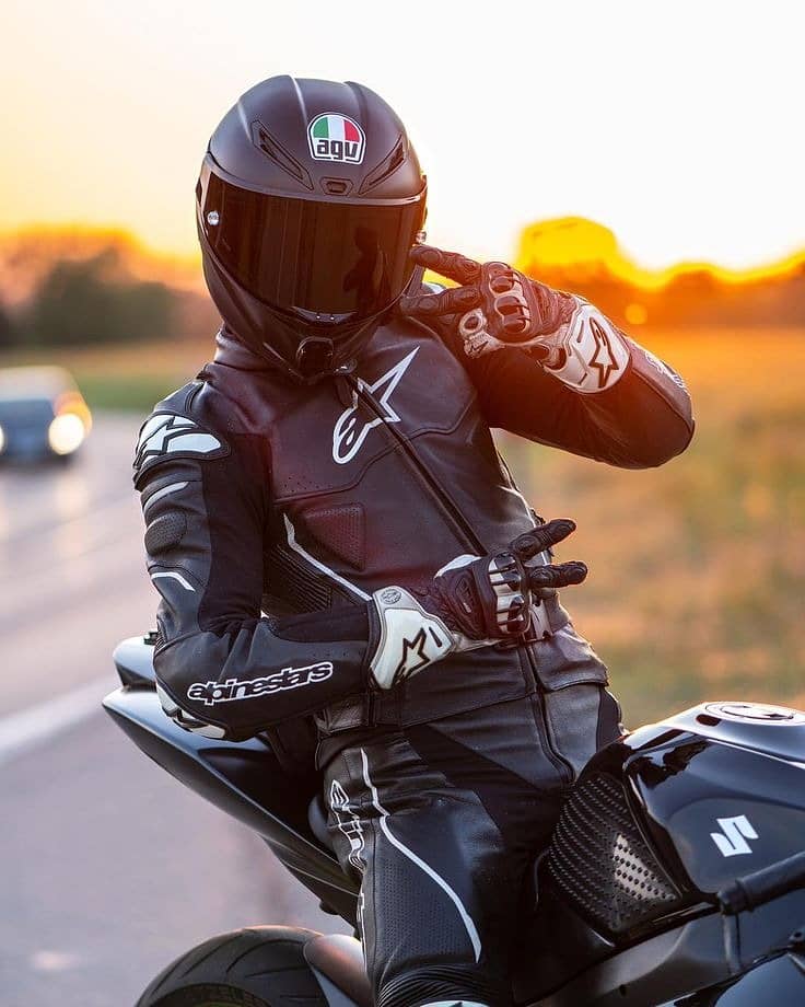 leather jacket race suit Yamaha mens suit Bike suit dainese kawasaki 1