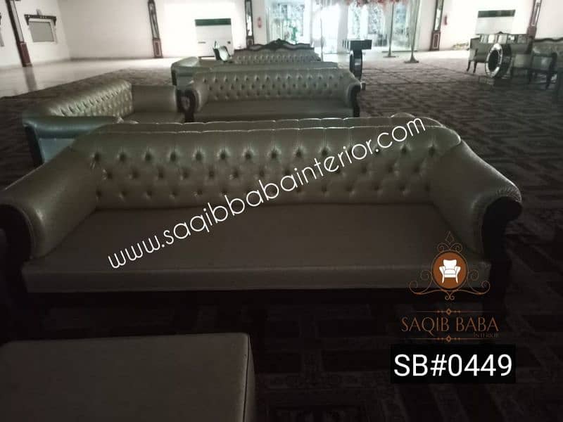 Big Sofa 3 Seated velvet Any color As you Need Marquee Home Banquet 14