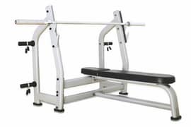 full commercial flat bench press gym and fitness machine