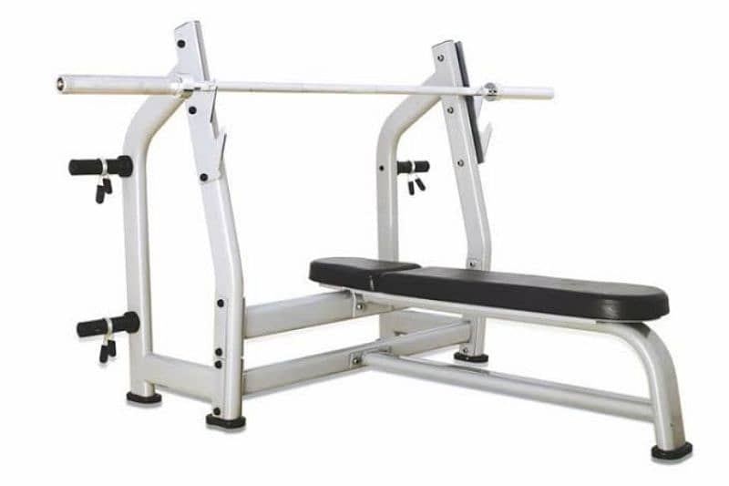 full commercial flat bench press gym and fitness machine 0
