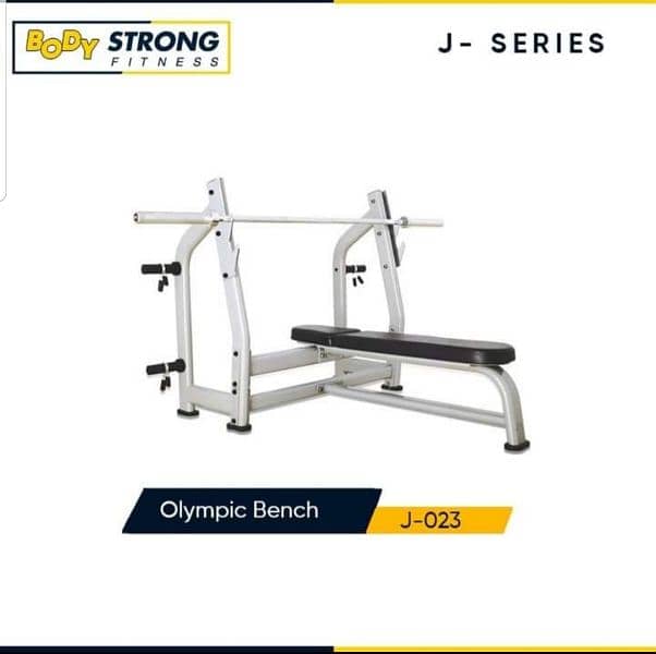 full commercial flat bench press gym and fitness machine 1