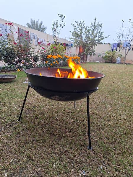 Outdoor Wood Burning Fire Pit 2