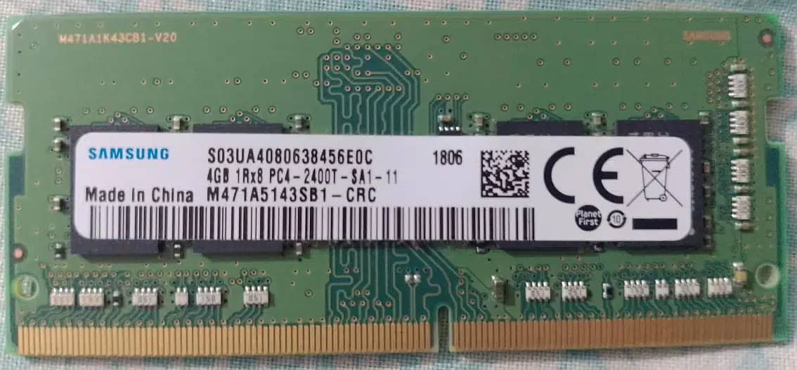 Samsung 4GB DDR4 Laptop RAM 0