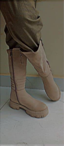 Winter long boots waterproof, snow boots, cold weather knee-high shoes 2