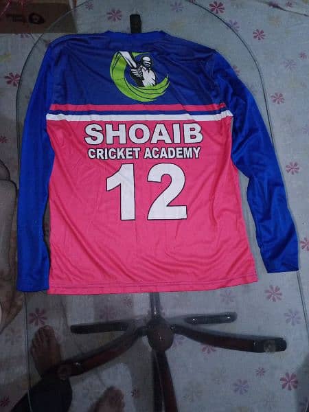 Shoaib cricket Academy uniform and tornament uniform 3