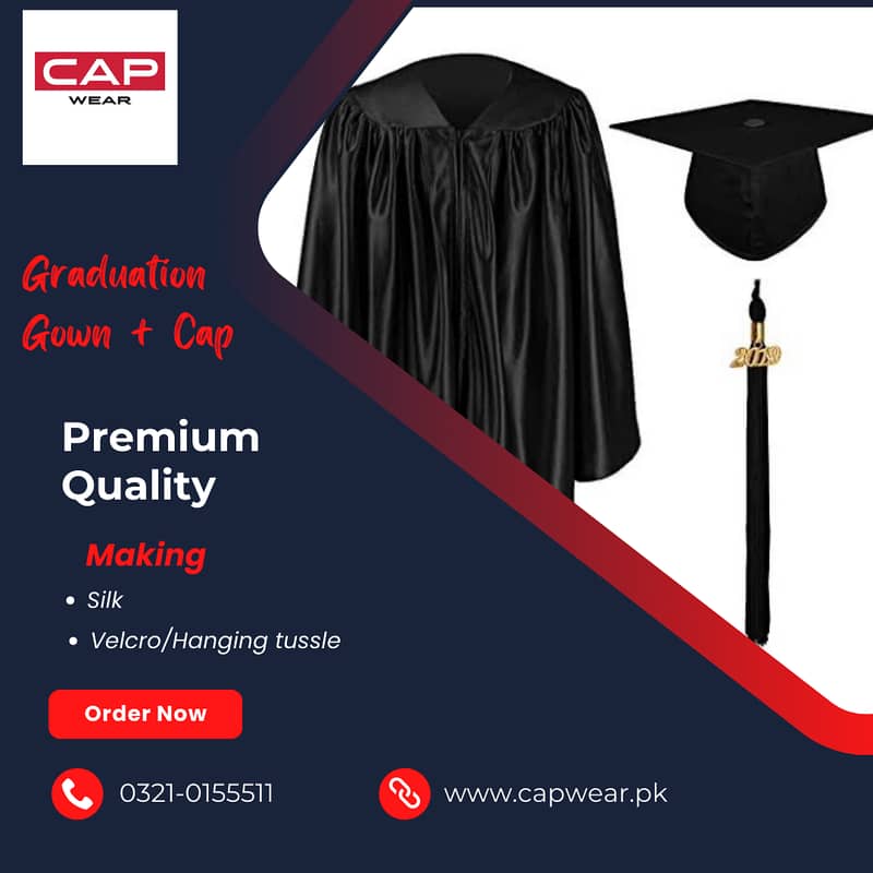GRADUATION GOWN CAP / CAP / CAP FOR SALE / UNIFORM CAPS FOR SALE 0
