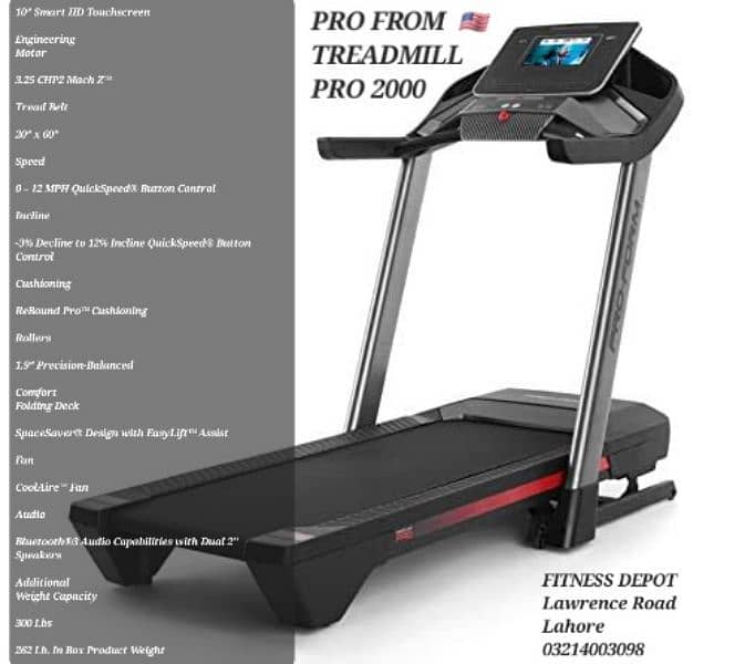 proform usa I fit Treadmill gym and fitness machine 2