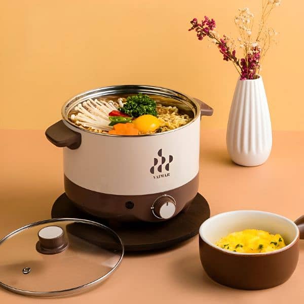 Multi-Functional 1.2 Liter Capacity Electric Cooker 2