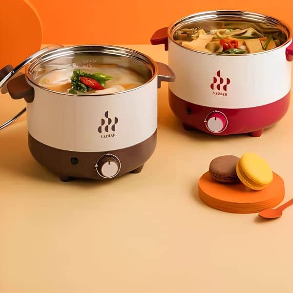 Multi-Functional 1.2 Liter Capacity Electric Cooker 3