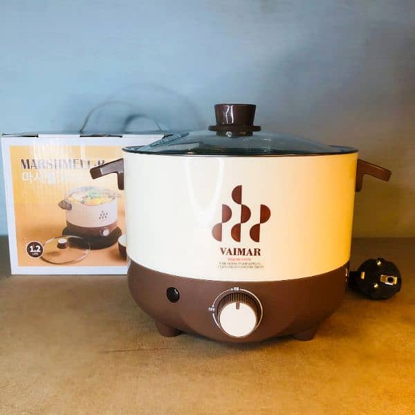 Multi-Functional 1.2 Liter Capacity Electric Cooker 5