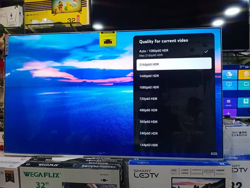 55" INCH Android led Tv UHD 4k Model 2024 (32" 42" 48" 65" 75" 86") 8