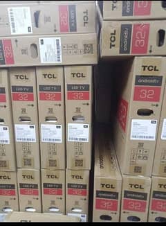 TCL 32 inch smart tv TCL box pack 3 year warranty 03044319412