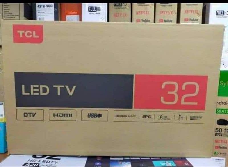 TCL 32 inch smart tv TCL box pack 3 year warranty 03044319412 1
