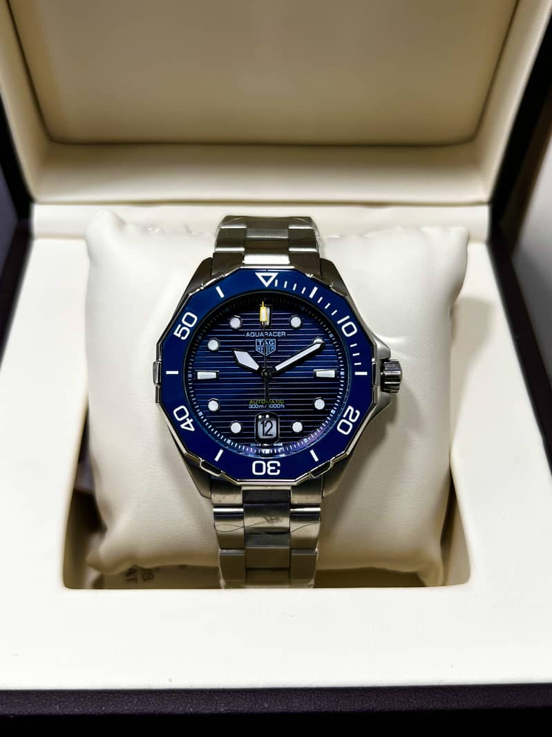 TAG AQUARACER BLUE DIAL 0