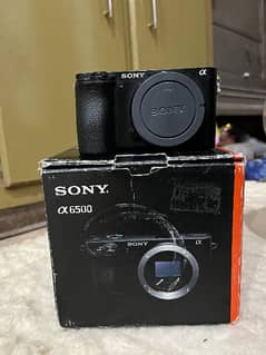 Sony a6500 with sigma 16mm lens Complete Box urgent sale.