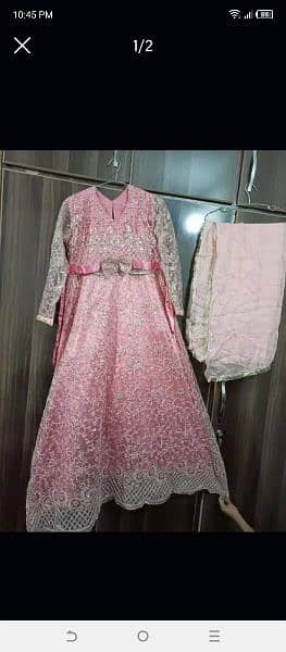 pink maxi fancy for sale in good condition 0
