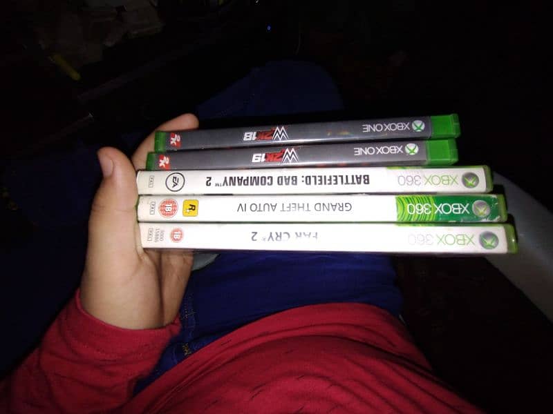 x box one and 360 games  10 by 10 condition 10