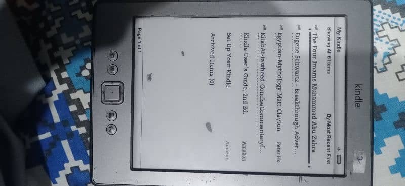 kindle e-book reader (4 generation ) 1