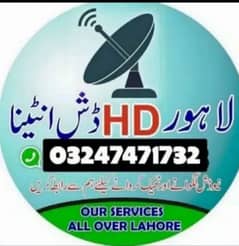 Dish Antenna Sale or service 03247471732