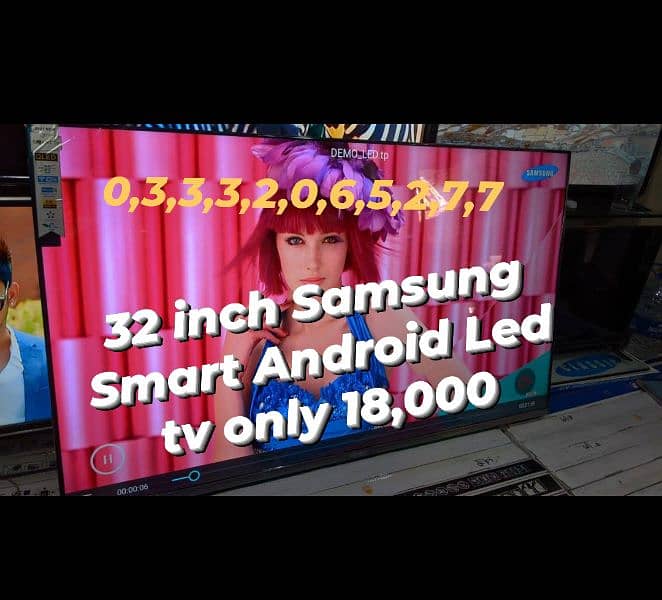 32 inch Samsung Smart Led tv Super sale android wifi You Tube 1