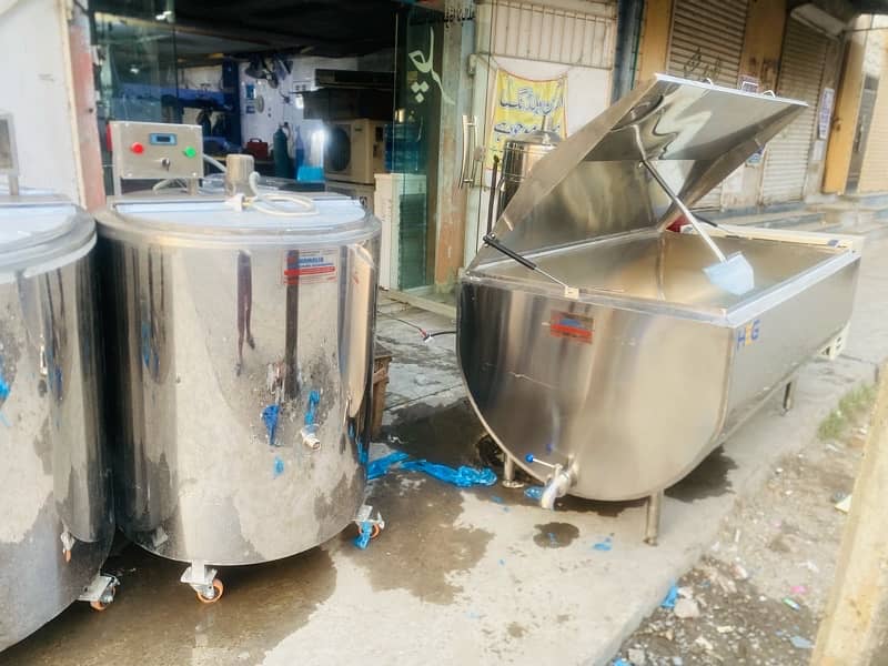 Milk chiller & Milk boiler any cooling equipment 18