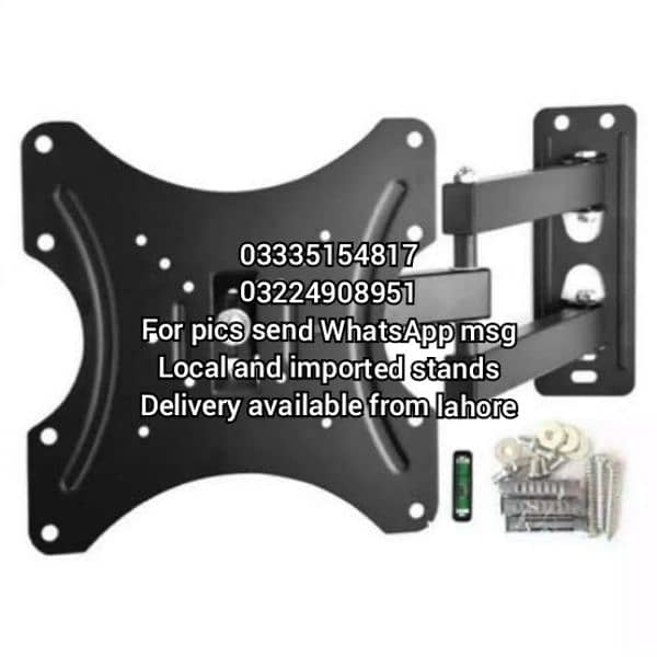 LCD LED tv monitor adjustable moveable wall mount bracket stand 1