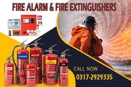 Fire Alarm System & Fire Extinguishers (All Brands Available)