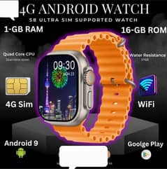 S8 Ultra Sim Supported 4G Smart Watch