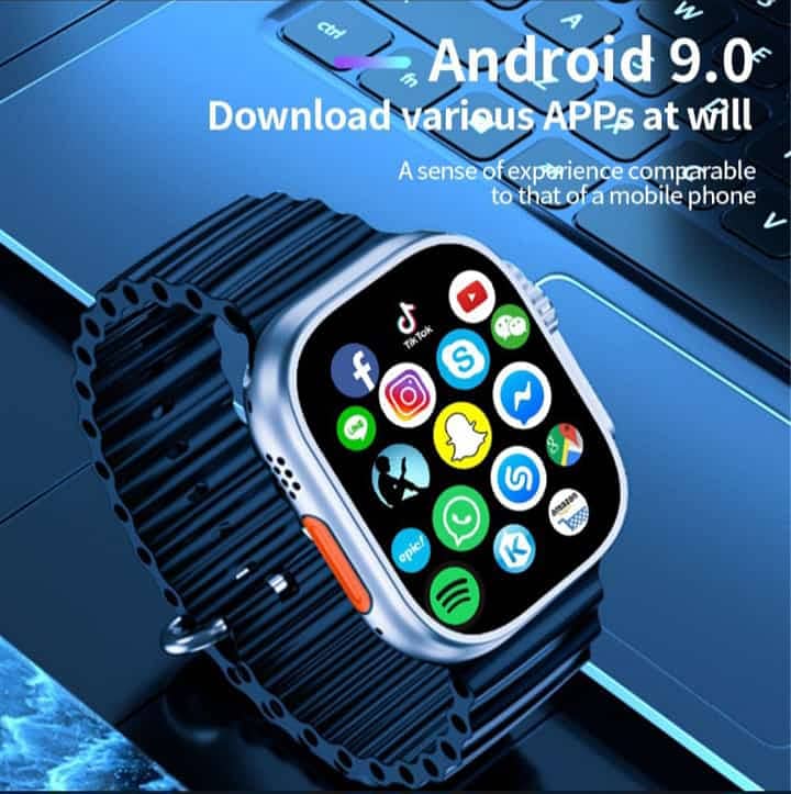 S8 Ultra Sim Supported 4G Smart Watch 2