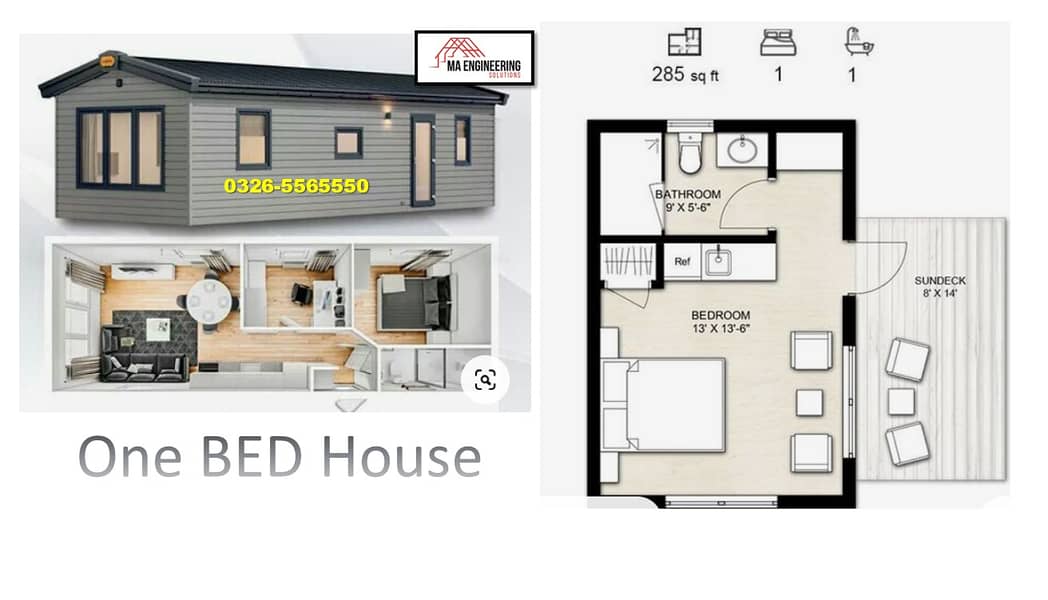 portable container and house office 11