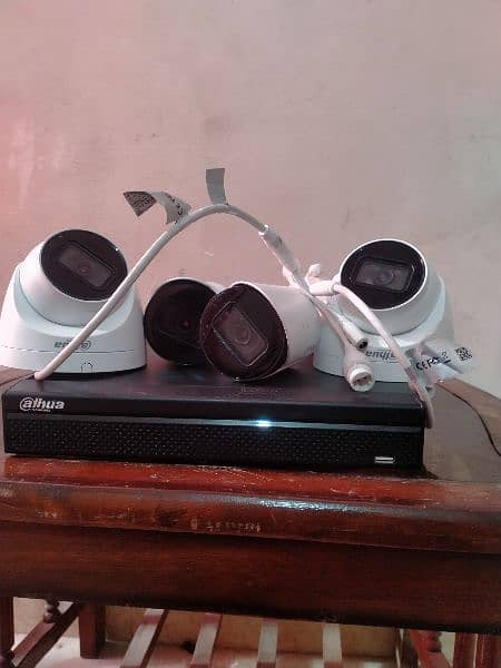Dahua 8MP Nvr  with 5MP ip camera built audio 1TB hard 4