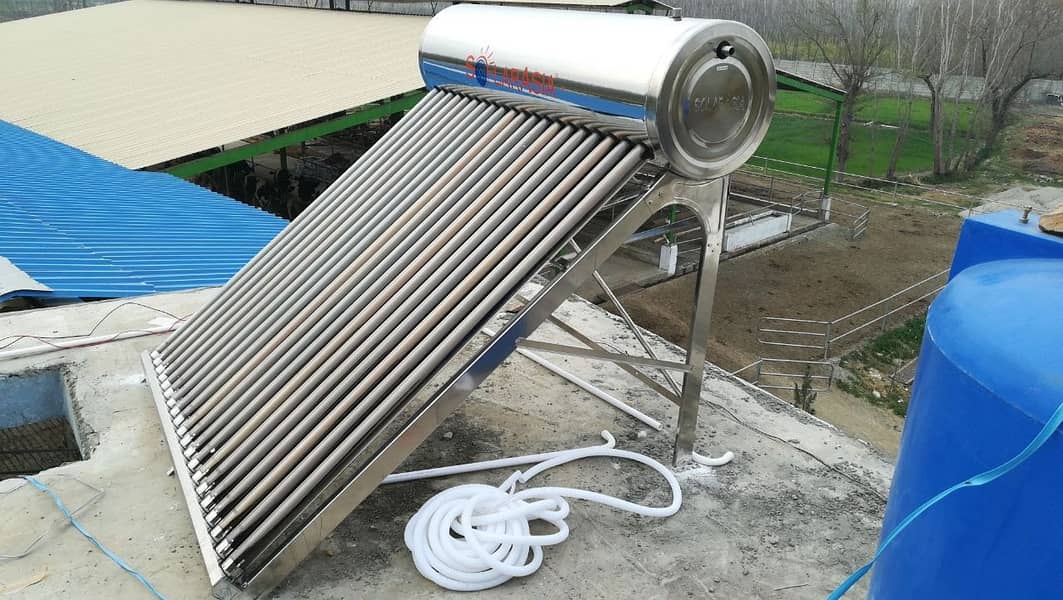 BOOK SOLAR ASIA SOLAR WATER GEYSERS ALL STAINLESS STEEL 150 LITERS 9