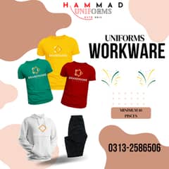 Uniform, Workwear, Polo tshirt, T-shir, Trouser, Printing