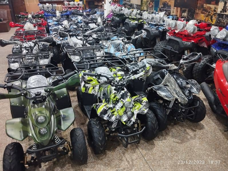 110cc ATV quad bike 5 to 12 year size for sale delivery all Pak 15