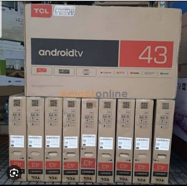 43 INCH LED TCL TV ANDROID TV LATEST MODEL 3 YEAR WARRANTY 03221257237 2