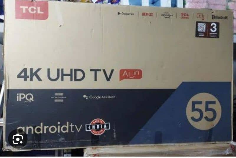 43 INCH LED TCL TV ANDROID TV LATEST MODEL 3 YEAR WARRANTY 03221257237 3