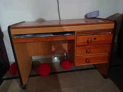 office table, slightly used