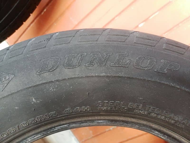 Danlop tyres 205 65/15 (Four tyres) 0