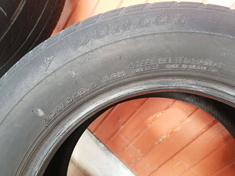 Danlop tyres 205 65/15 (Four tyres) 3