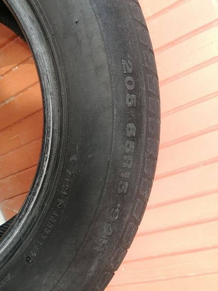 Danlop tyres 205 65/15 (Four tyres) 4