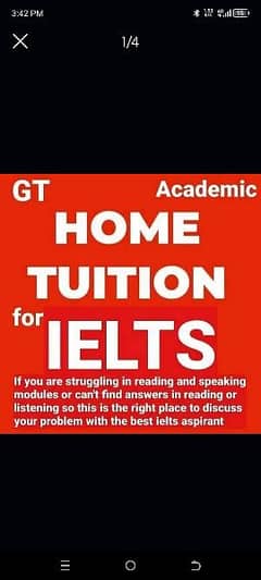 Ielts Or Pte Home Tutor Or Online Classes