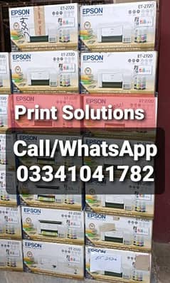 Epson Printer all in one WiFi series  available Call 03341041782