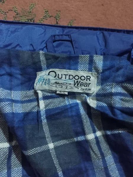 Waterproof jacket for 11/12 years old kids 100% nylon outside 3